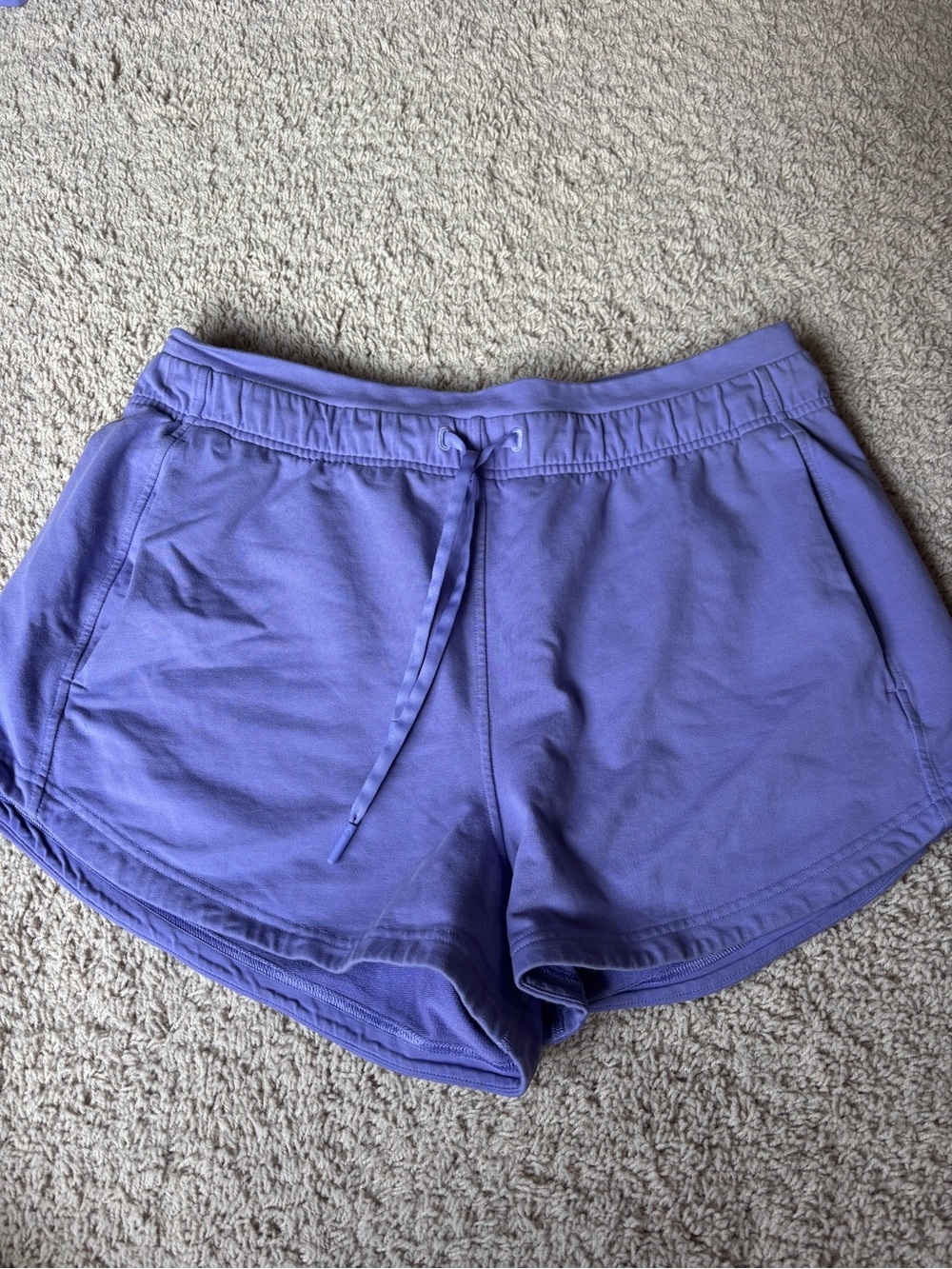 Lululemon inner glow shorts dark lavender size 12